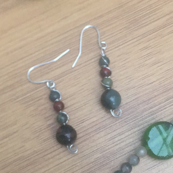 One of a Kind Hand Crafted Artisan Recycled Glass Bead Set - Picture 7 of 7